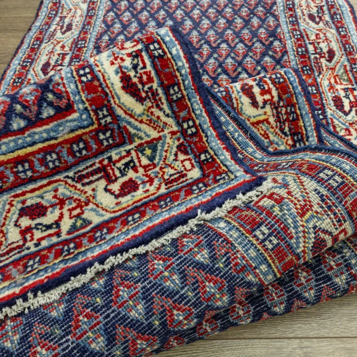 Burma Hand-Knotted Persian Runner Rug - 4