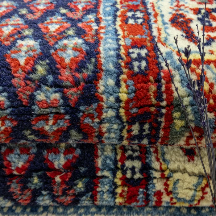 Burma Hand-Knotted Persian Runner Rug - 6