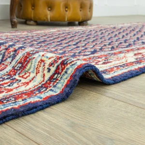 Burma Hand-Knotted Persian Runner Rug - 3
