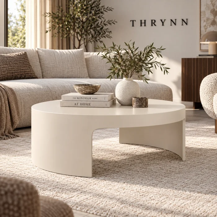 Ovria Round Coffee Table - 4