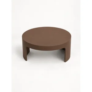 Ovria Round Brown Coffee Table - 3