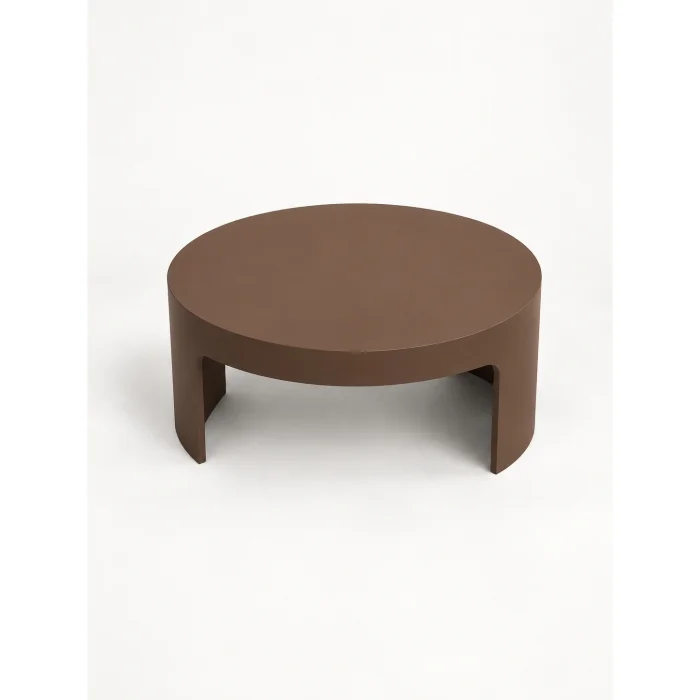 Ovria Round Brown Coffee Table - 3