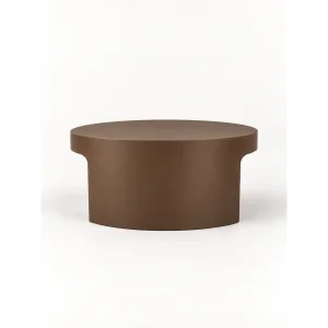 Ovria Round Brown Coffee Table - 2