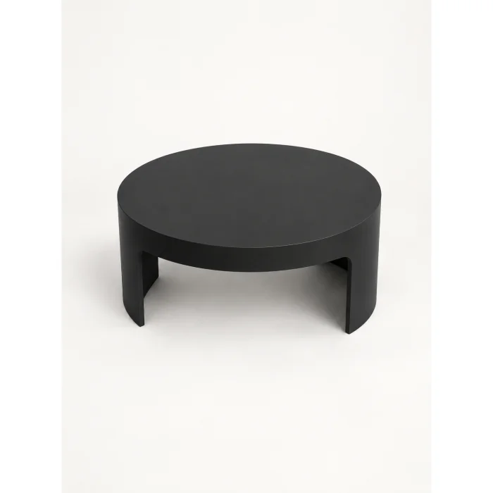Ovria Round Coffee Table Black - 3