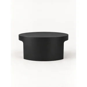 Ovria Round Coffee Table Black - 2