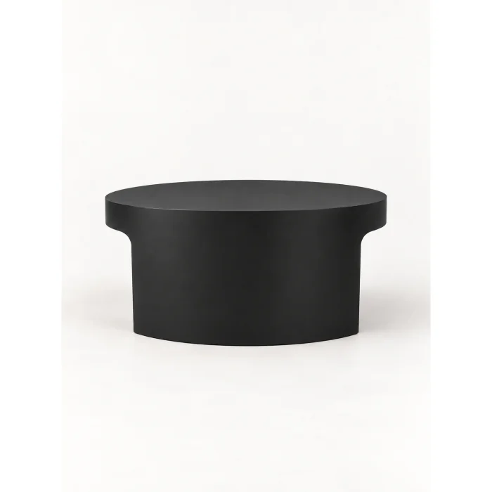 Ovria Round Coffee Table Black - 2