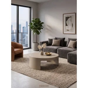 Ovria Round Coffee Table - 4