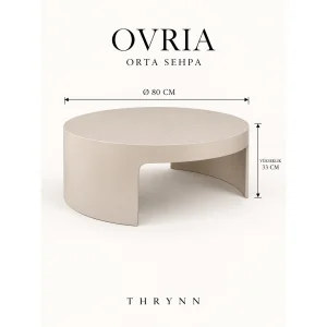 Ovria Round Coffee Table - 6