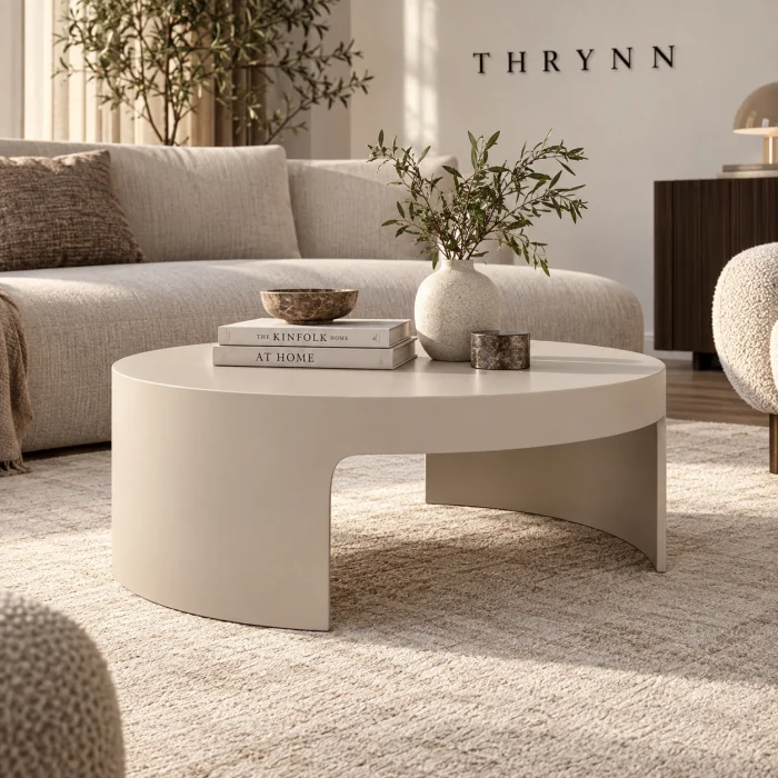 Ovria Round Coffee Table - 5