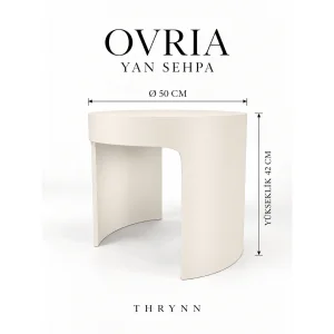 Ovria Round Side Table - 3