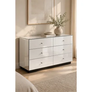 Brooklyn Glass Chest of Drawers - 1