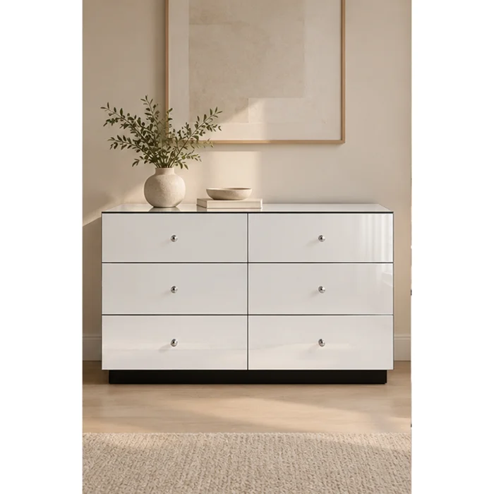 Brooklyn Glass Chest of Drawers - 2