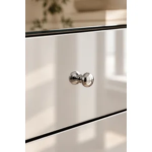 Brooklyn Glass Chest of Drawers - 4
