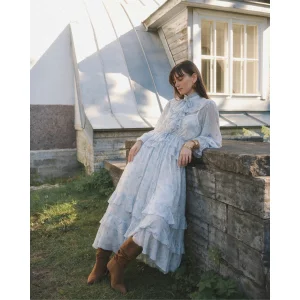Serena Floral Chiffon Dress - 3