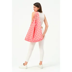Polka Dot Foldable Shoulder Bag - 3