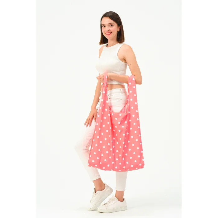 Polka Dot Foldable Shoulder Bag - 2
