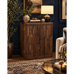 Arden Masif Ahşap Açılır Bar Dolabı - 6