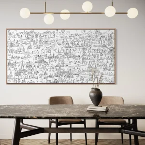 Dünyanın Ritmi Orijinal Akrilik Tablo - 3