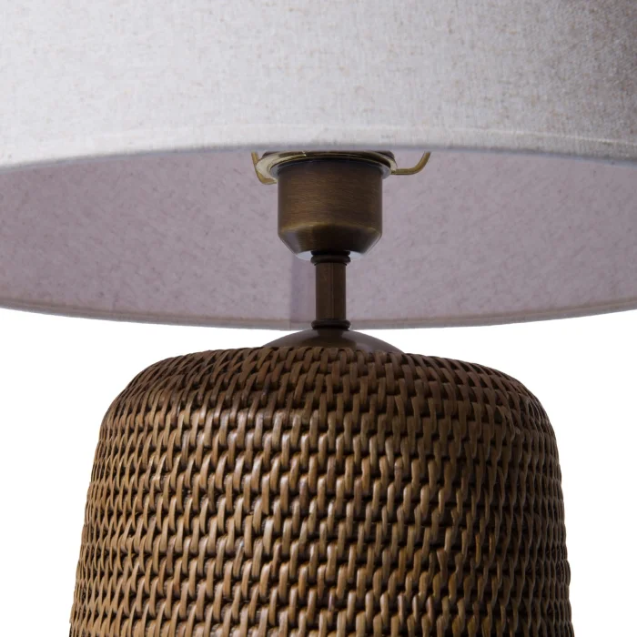 Small Rattan Table Lamp - 3