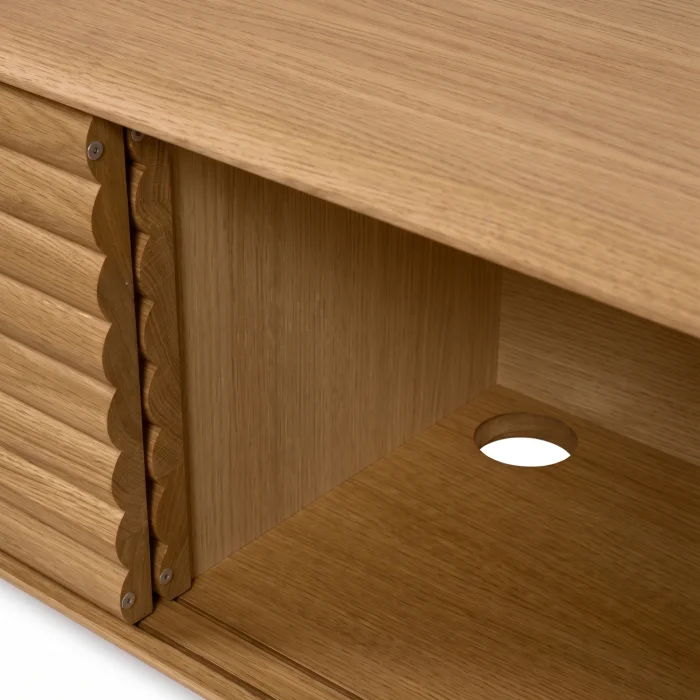 Manilva Wooden TV Unit - 5