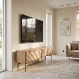 Manilva Wooden TV Unit - 4