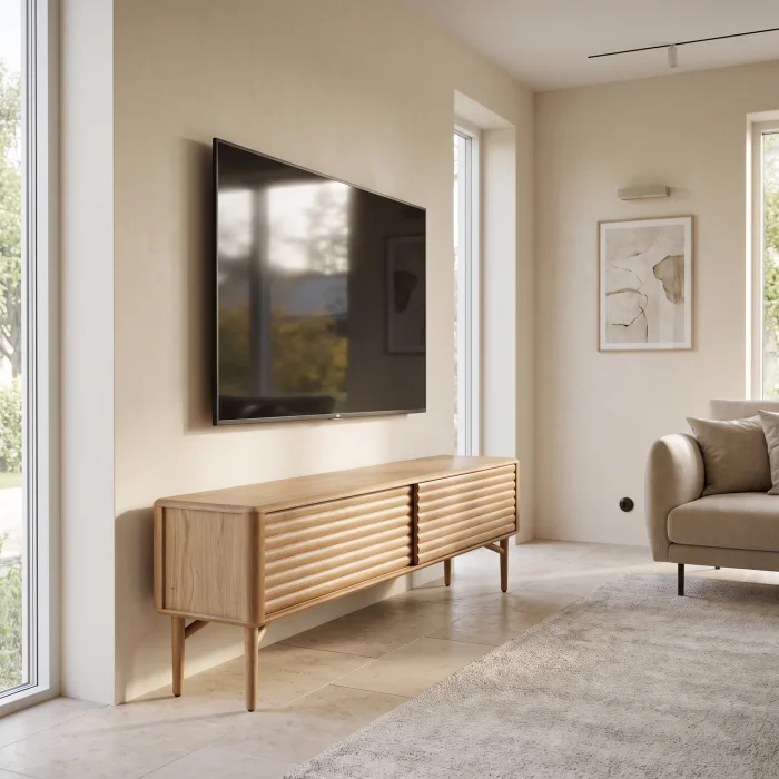 Manilva Wooden TV Unit - 4