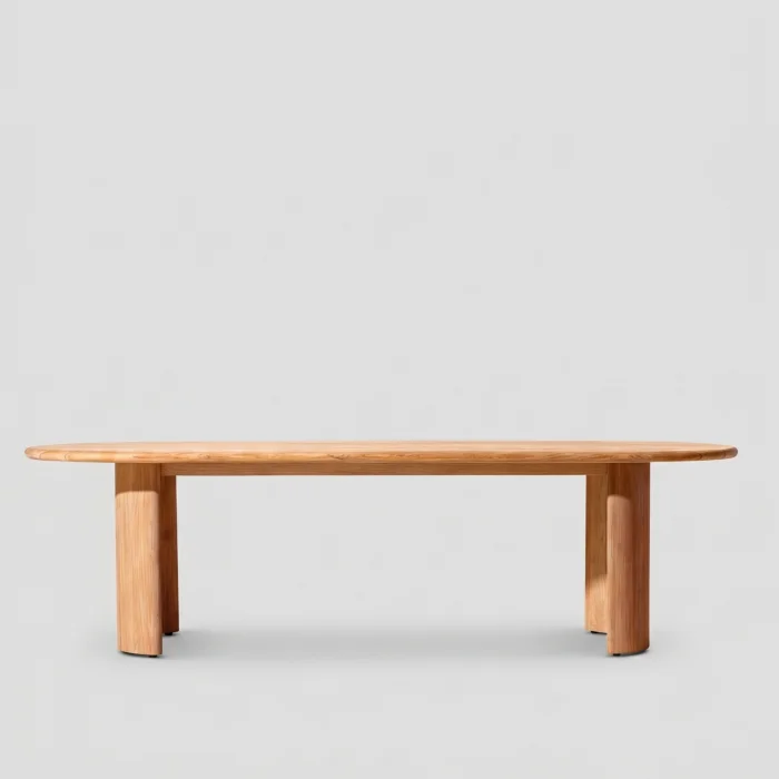 Minevra Wooden Garden Table - 2