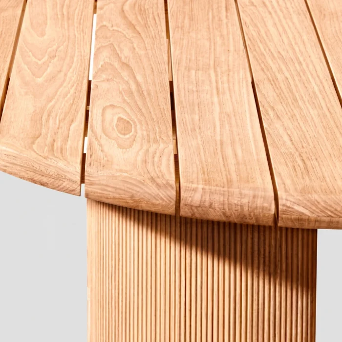 Minevra Wooden Garden Table - 5