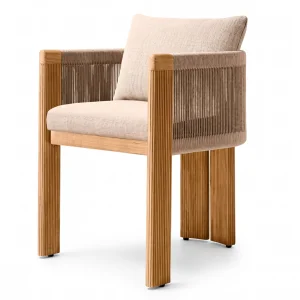 Minevra Wooden Garden Chair - 1