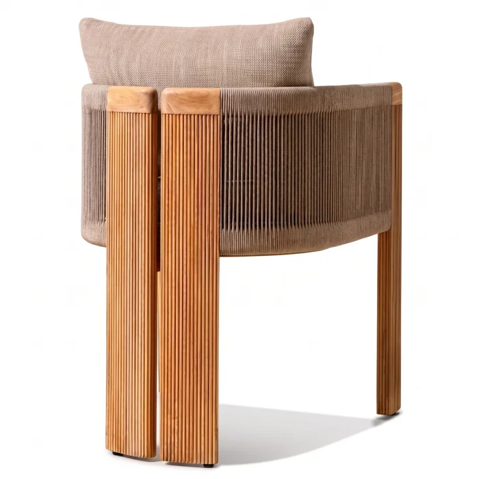 Minevra Wooden Garden Chair - 4