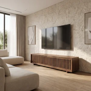 Newon Solid Wood TV Unit - 3