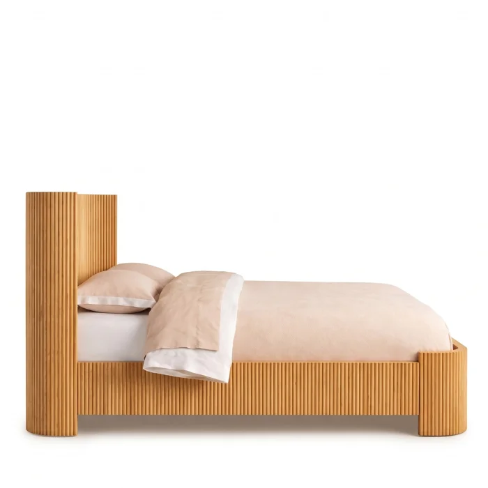 Nodi Natural Oak Bed Frame - 3