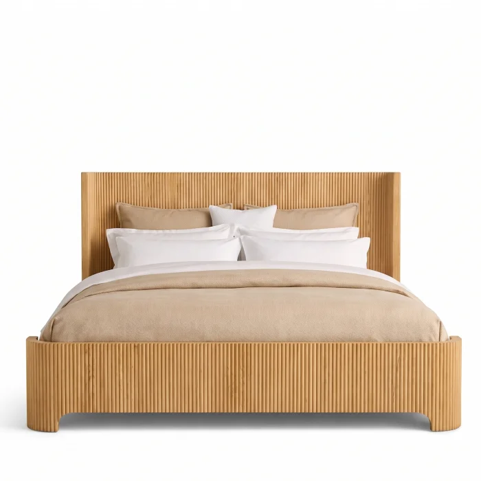 Nodi Natural Oak Bed Frame - 2