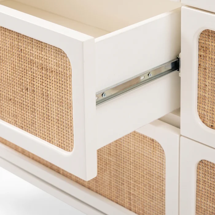 Noras Wicker Wood Dresser - 4