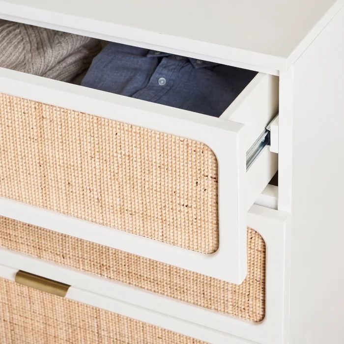 Noras Wicker Wood Dresser - 5