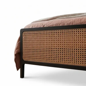 Noras Cane Wood Bed Frame - 5