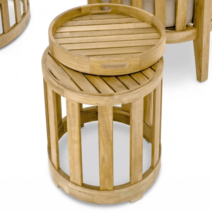 Parma Wooden Garden Seating Group - 5