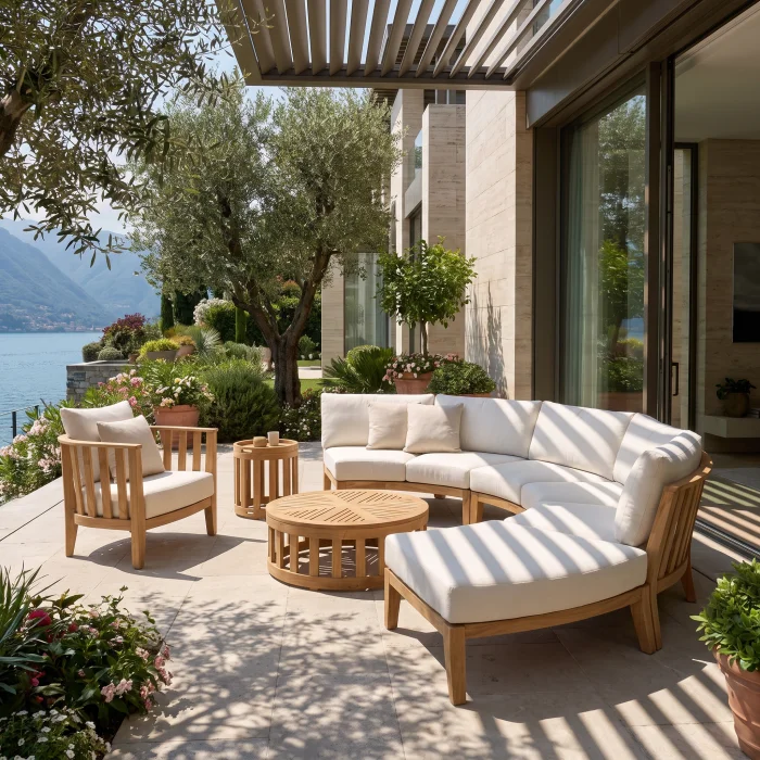 Parma Wooden Garden Seating Group - 3