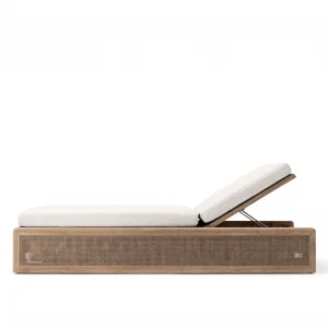 Perch Wooden Sun Lounger - 2