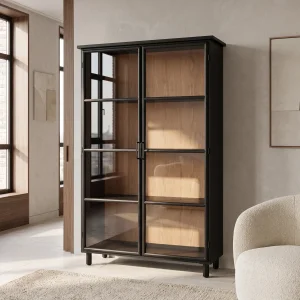 Peuma Wooden Sideboard &amp; Bookshelf - 4