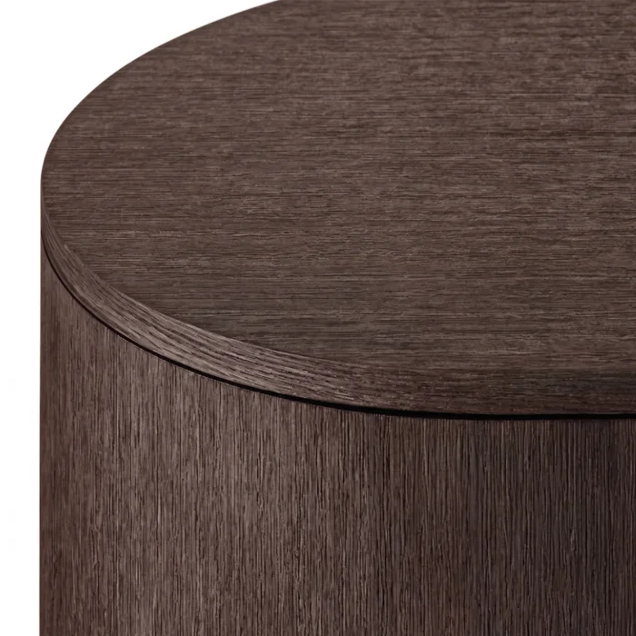 Poseidon Dark Brown Oak Wood 6-Door TV Unit - 4