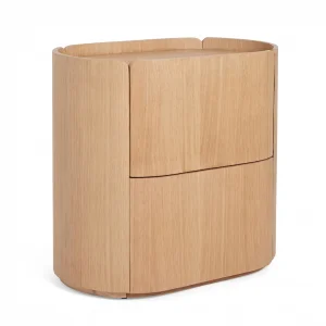 Prism Wooden Nightstand - 1