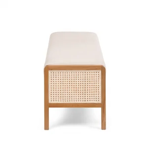 Retreat Wicker Wooden Bench - 4