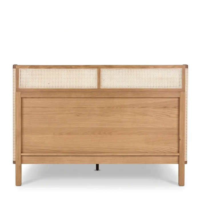 Retreat Wicker Wood Bed Frame - 4