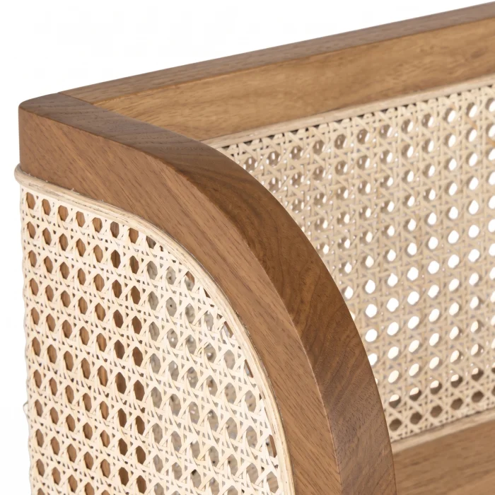Retreat Wicker Wood Bed Frame - 8