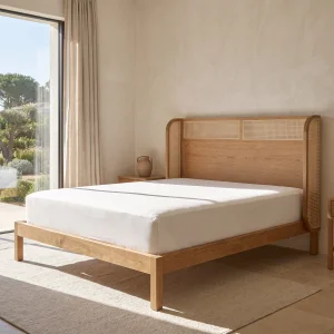 Retreat Wicker Wood Bed Frame - 5