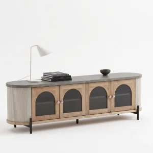 Revive Wooden TV Unit - 1