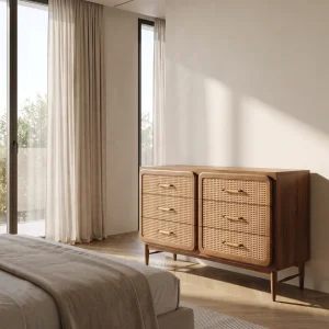 Rosaline Wooden Dresser - 4