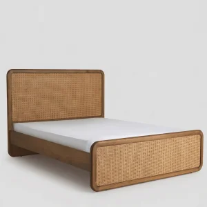 Rosaline Cane Wooden Bed Frame - 1