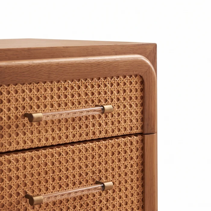 Rosaline Cane Wood Sideboard - 7